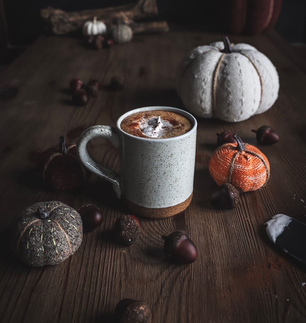 Pumpkin Spice Mushroom Latte (Paleo Vegan GF)