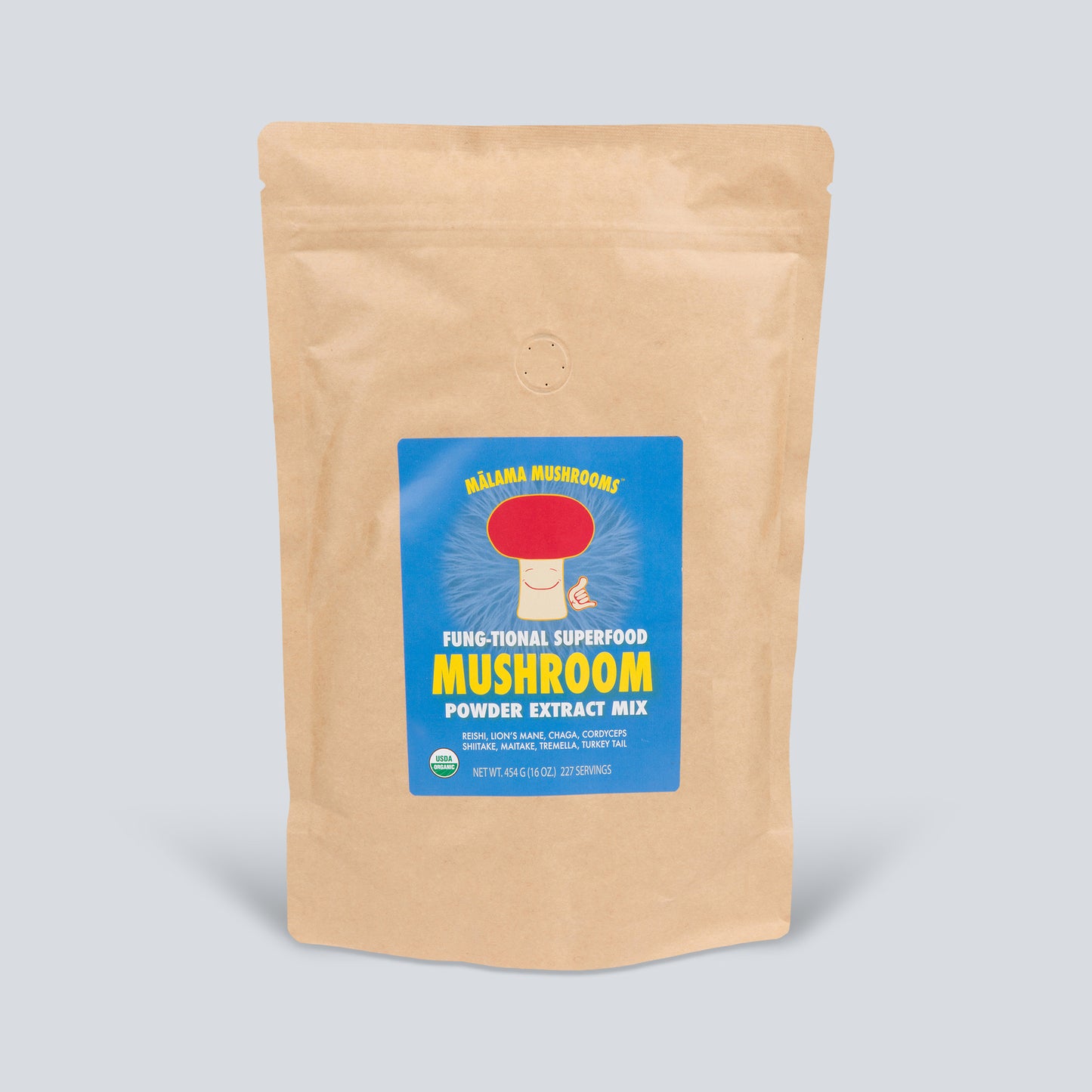 8 Mushroom Superfood Powder Mix Mālama USDA Organic Mushrooms – Hawaii 